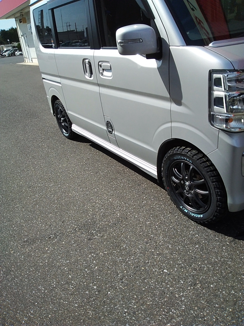 エブリイワゴン4本交換&ホイールセット｜タイヤ市場宇都宮南店｜タイヤ